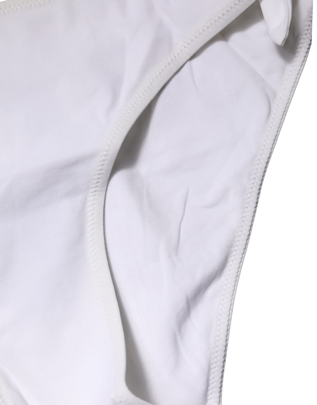 White Side-Tie Bikini Bottom Swimsuit Swimwear