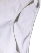 White Side-Tie Bikini Bottom Swimsuit Swimwear