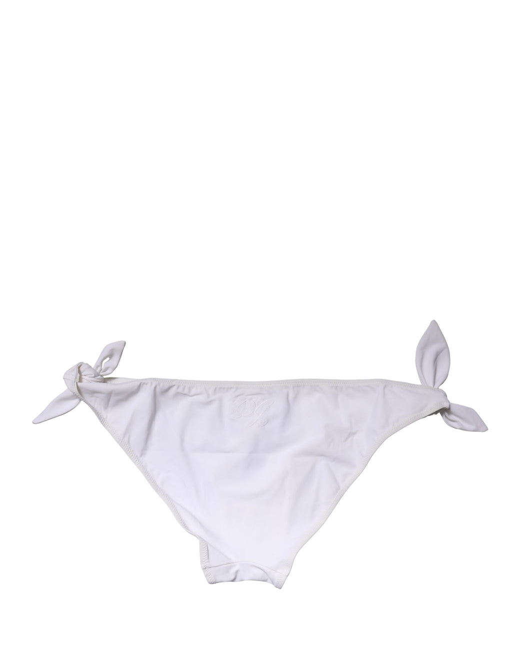 White Side-Tie Bikini Bottom Swimsuit Swimwear