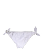 White Side-Tie Bikini Bottom Swimsuit Swimwear
