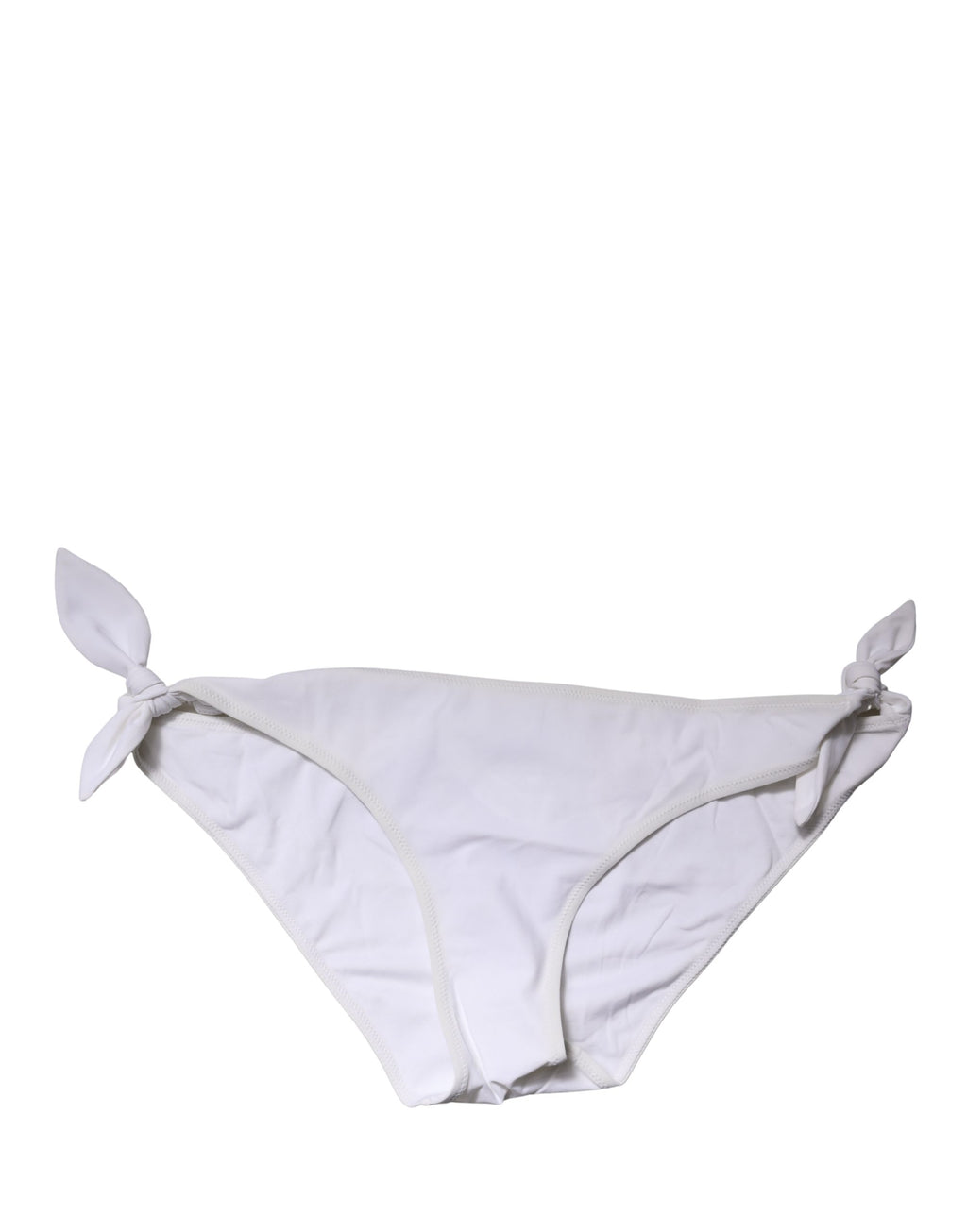 White Side-Tie Bikini Bottom Swimsuit Swimwear