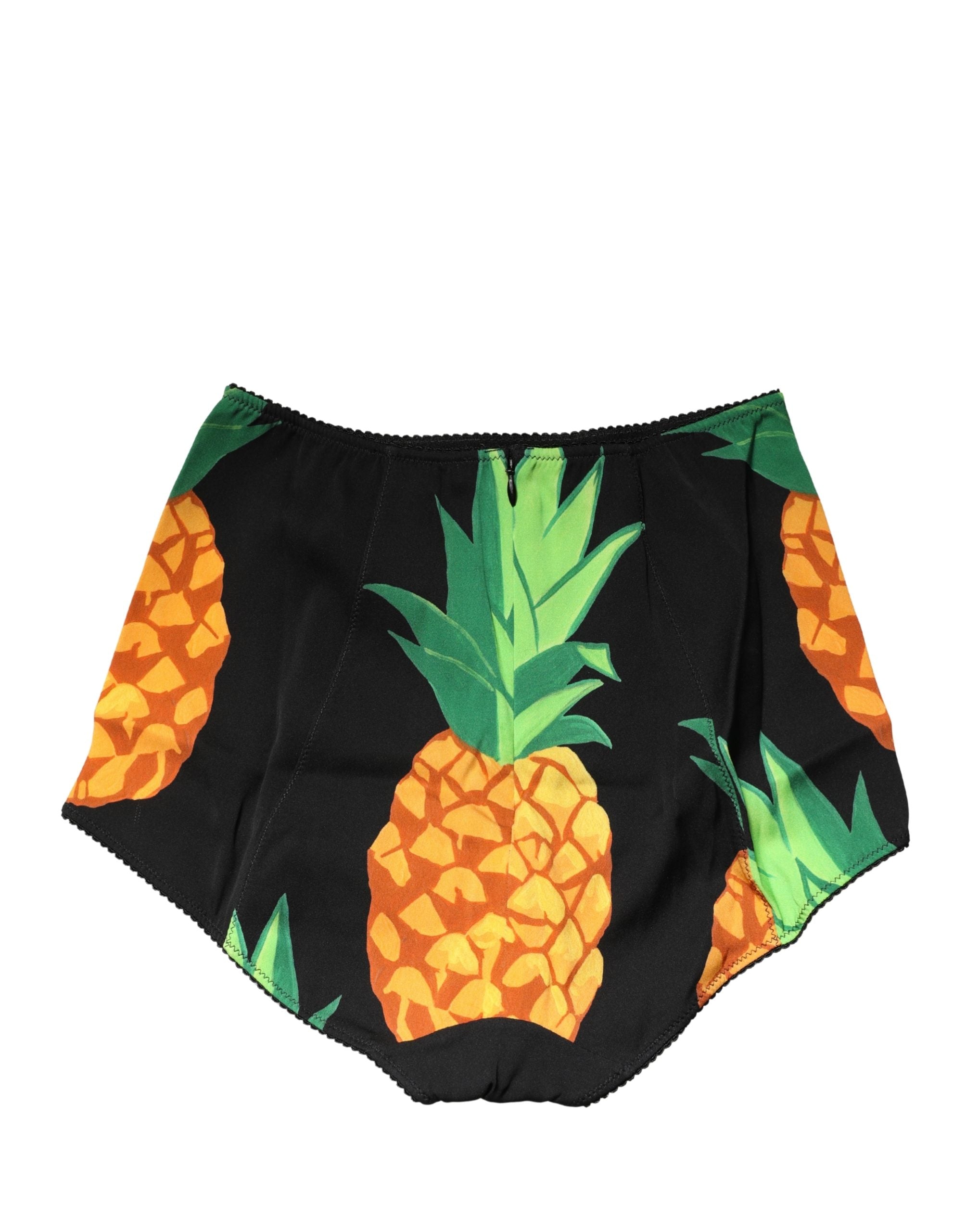 Black Pineapple High Waist Girdle Panty Underwear