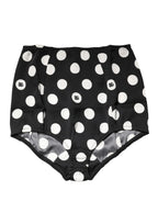 Black Polka Dot High Waist Girdle Panty Underwear