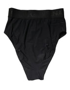 Black Logo Waistband High Brief Underwear