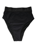 Black Logo Waistband High Brief Underwear