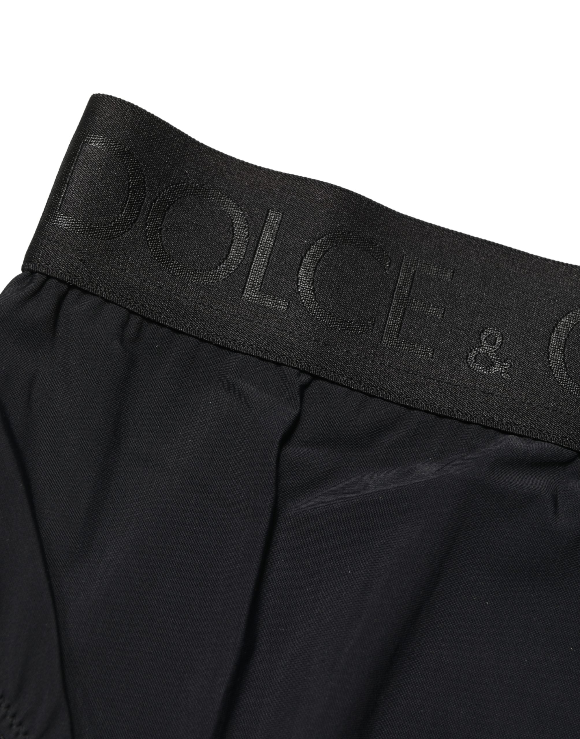 Black Logo Waistband High Brief Underwear
