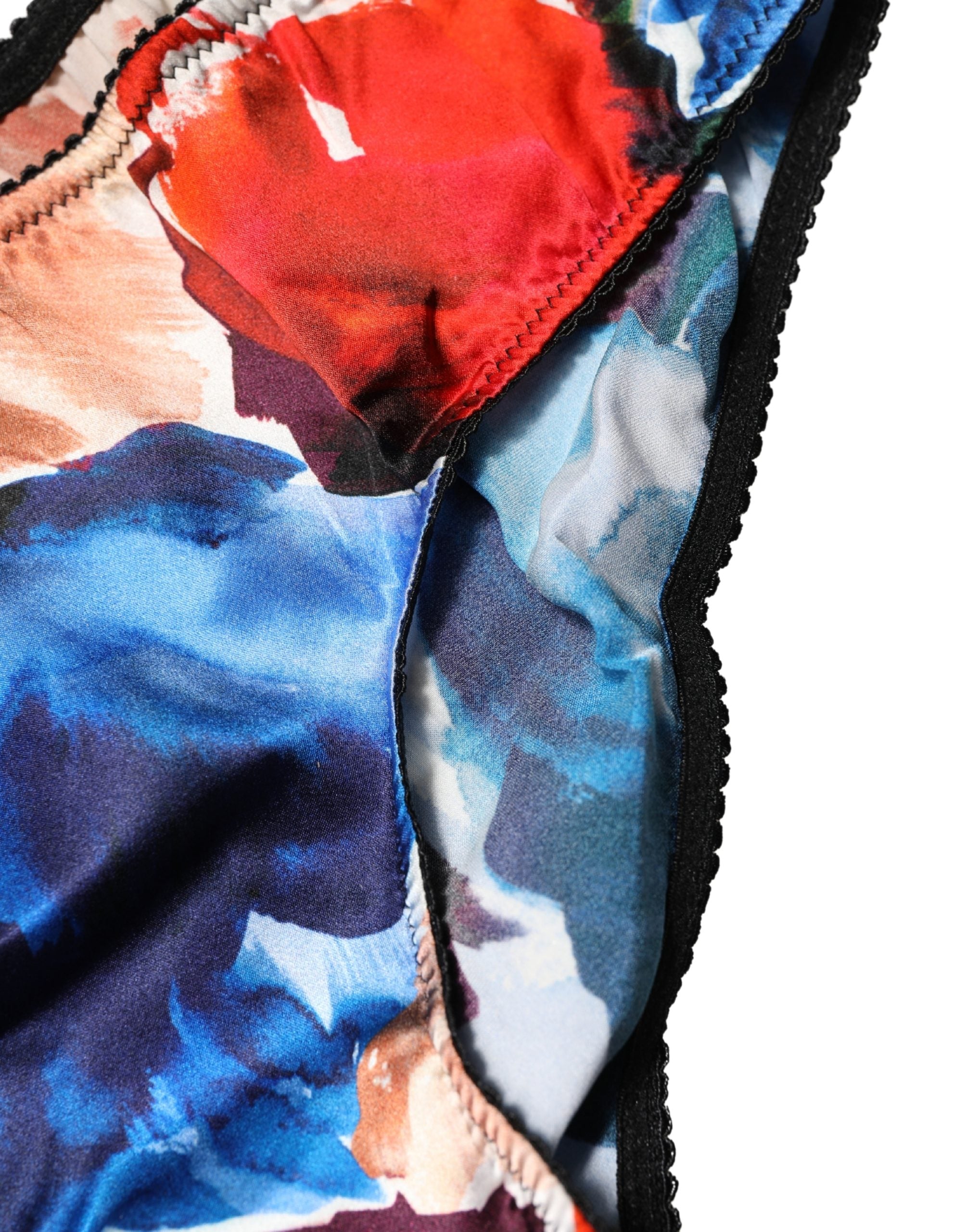 Multicolor Floral Mid Waist Brief Panty Underwear