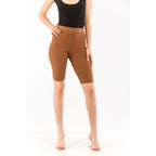Brown Lyocell Knee Length