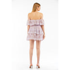 Light Blue Polyamide Casual Dress