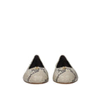 Beige Goatskin Ballet Flats