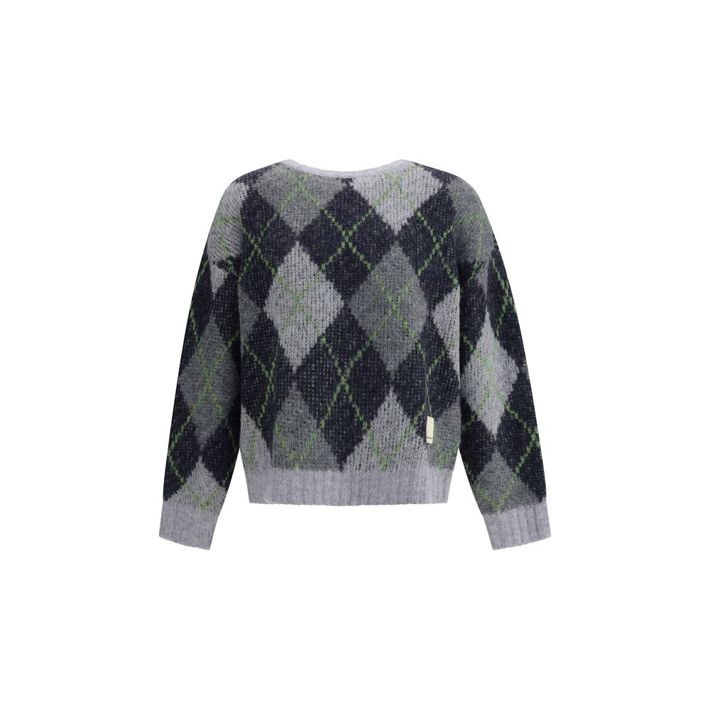 Gray Polyamide Sweatshirt
