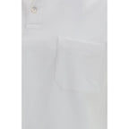 White Cotton Polo Shirt
