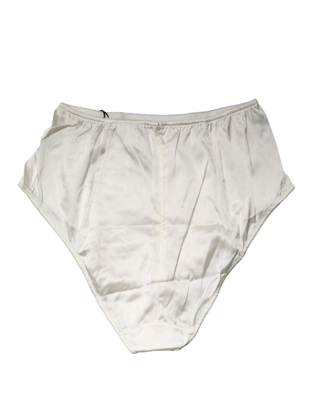 White Silk Blend High Waist Girdle Panty Underwear