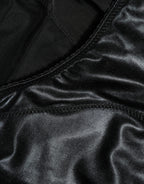 Black Silk Blend High Waist Girdle Panty Underwear