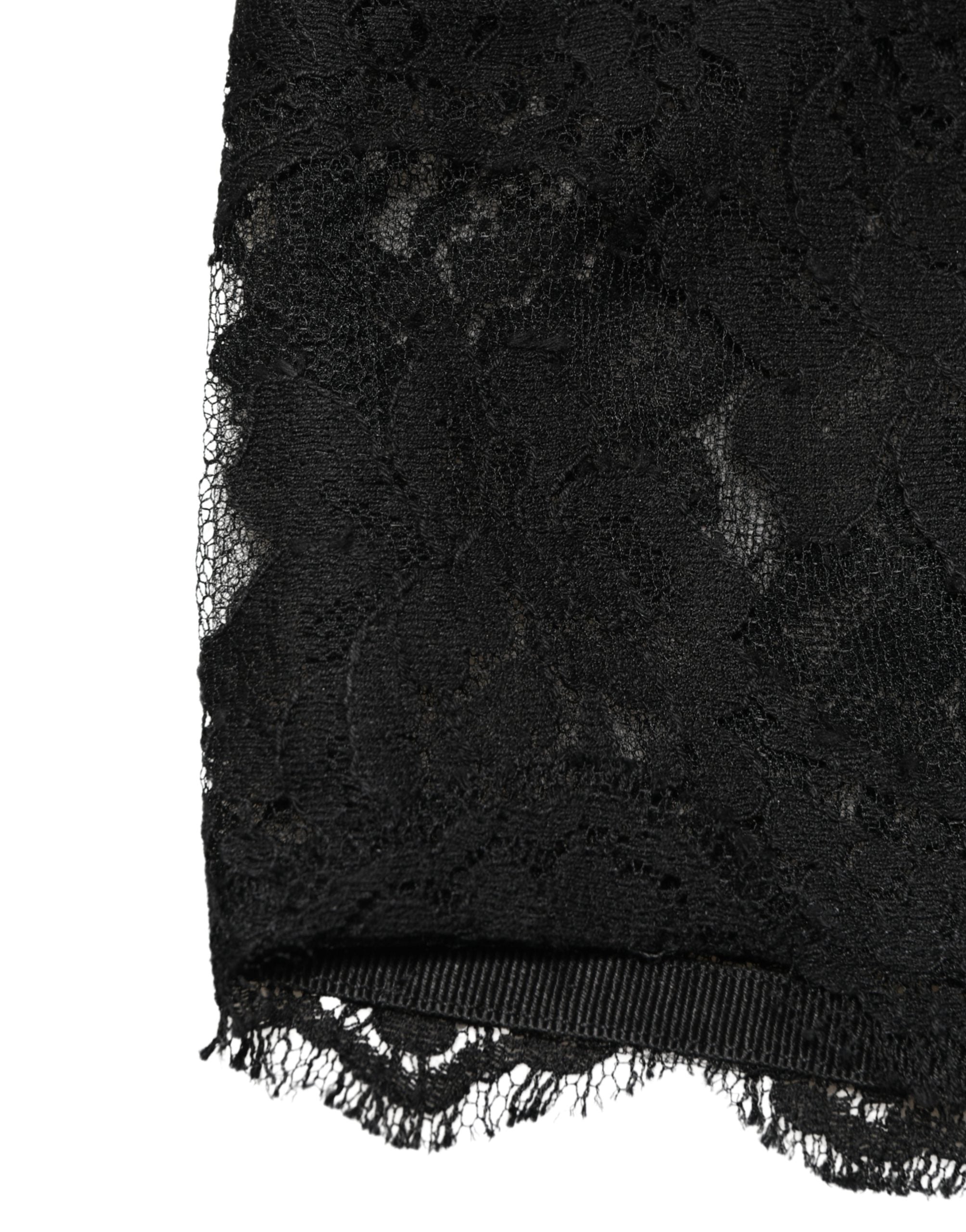 Black Lace Bandeau Bra Tube Top Underwear