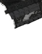 Black Lace Bandeau Bra Tube Top Underwear