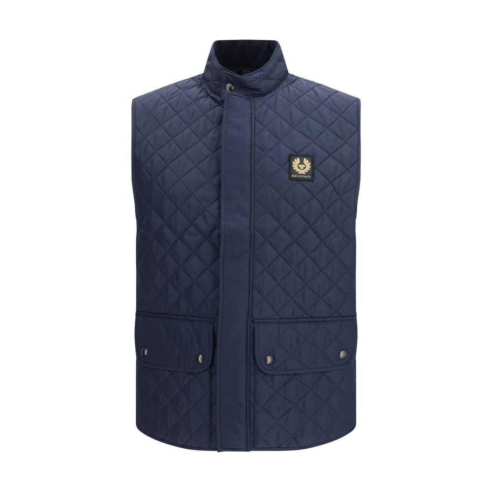 Blue Polyester Shell Jacket
