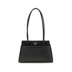 Black Calf Leather Bos Taurus Shoulder Bag