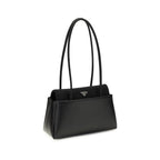 Black Calf Leather Bos Taurus Shoulder Bag