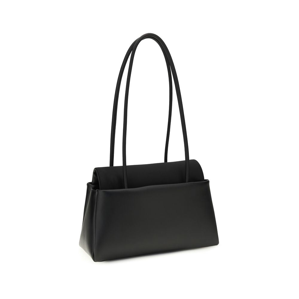 Black Calf Leather Bos Taurus Shoulder Bag