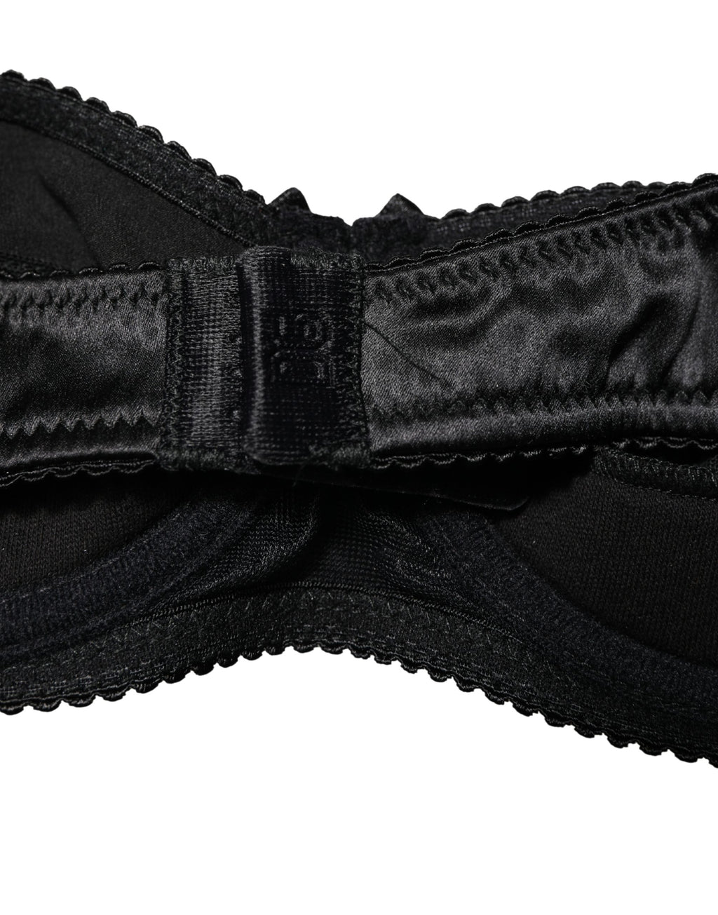 Black Semi-Pad Underwire Balconette Bra Underwear