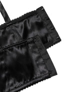 Black Semi-Pad Underwire Balconette Bra Underwear