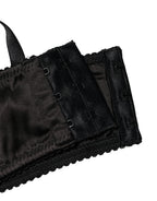 Black Semi-Pad Underwire Balconette Bra Underwear