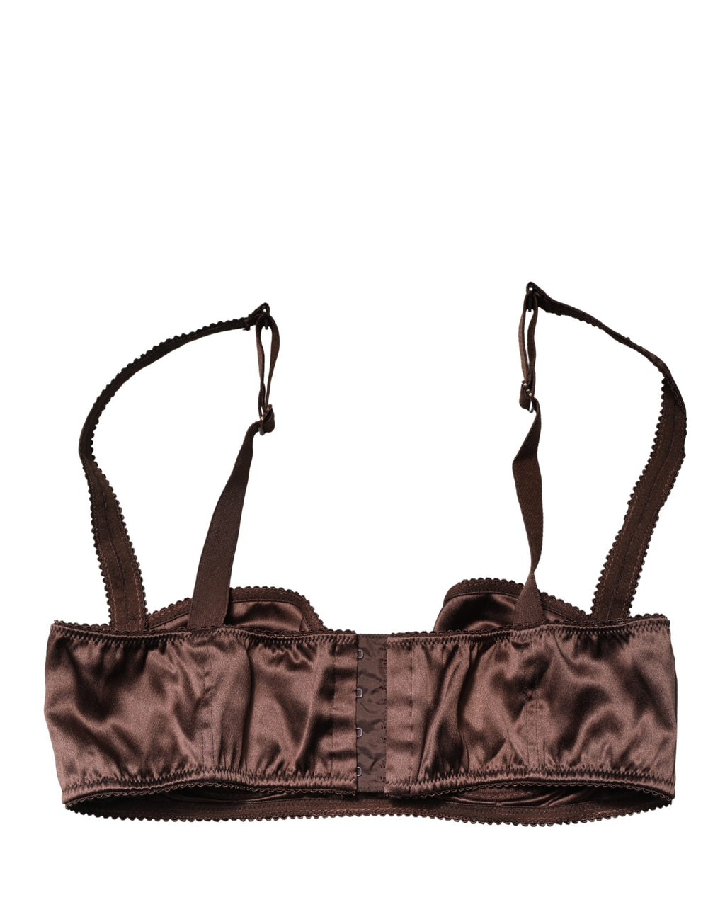 Brown Semi-Pad Underwire Balconette Underwear