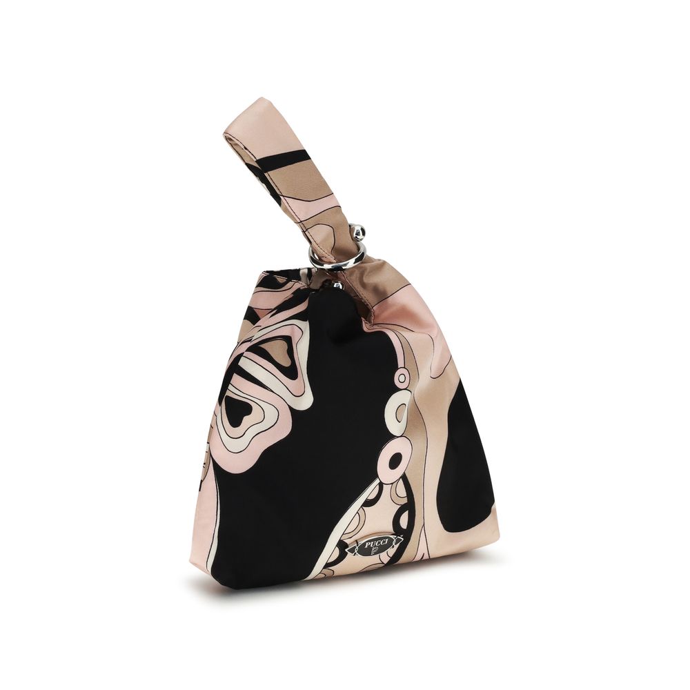 Multicolor Silk Clutch Bag