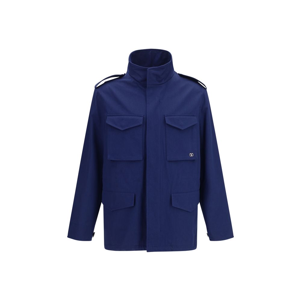 Blue Cotton Coat