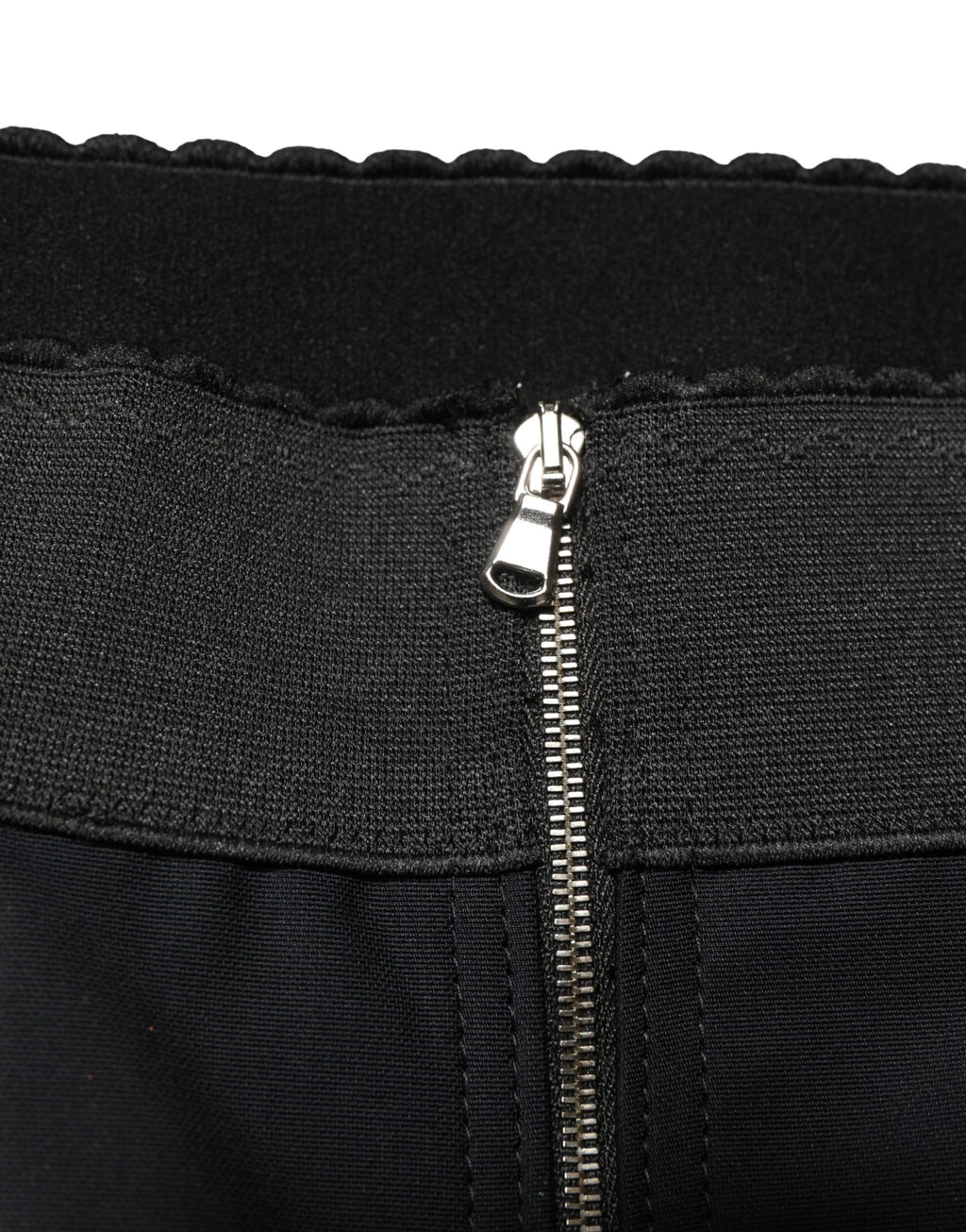 Black Silk Blend High Waist Girdle Panty Underwear