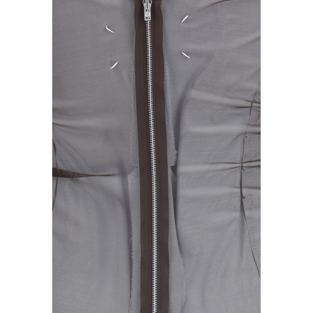 Brown Polyamide Casual Dress