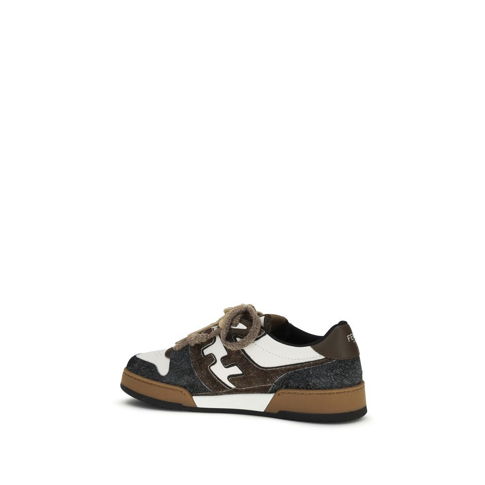 Multicolor Calf Leather Bos Taurus Low Top Sneakers