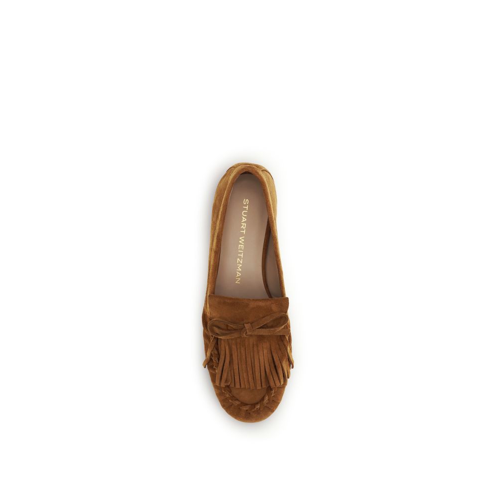 Brown Calf Leather Bos Taurus Slip-On Loafers