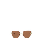 Brown Metal Sunglasses