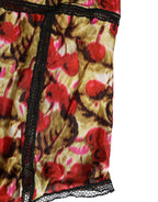 Multicolor CherryPrint Lace Bodysuit Underwear