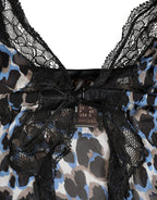 Multicolor Leopard Babydoll Chemise Underwear