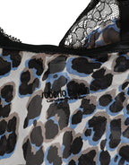 Multicolor Leopard Babydoll Chemise Underwear