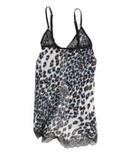 Multicolor Leopard Babydoll Chemise Underwear