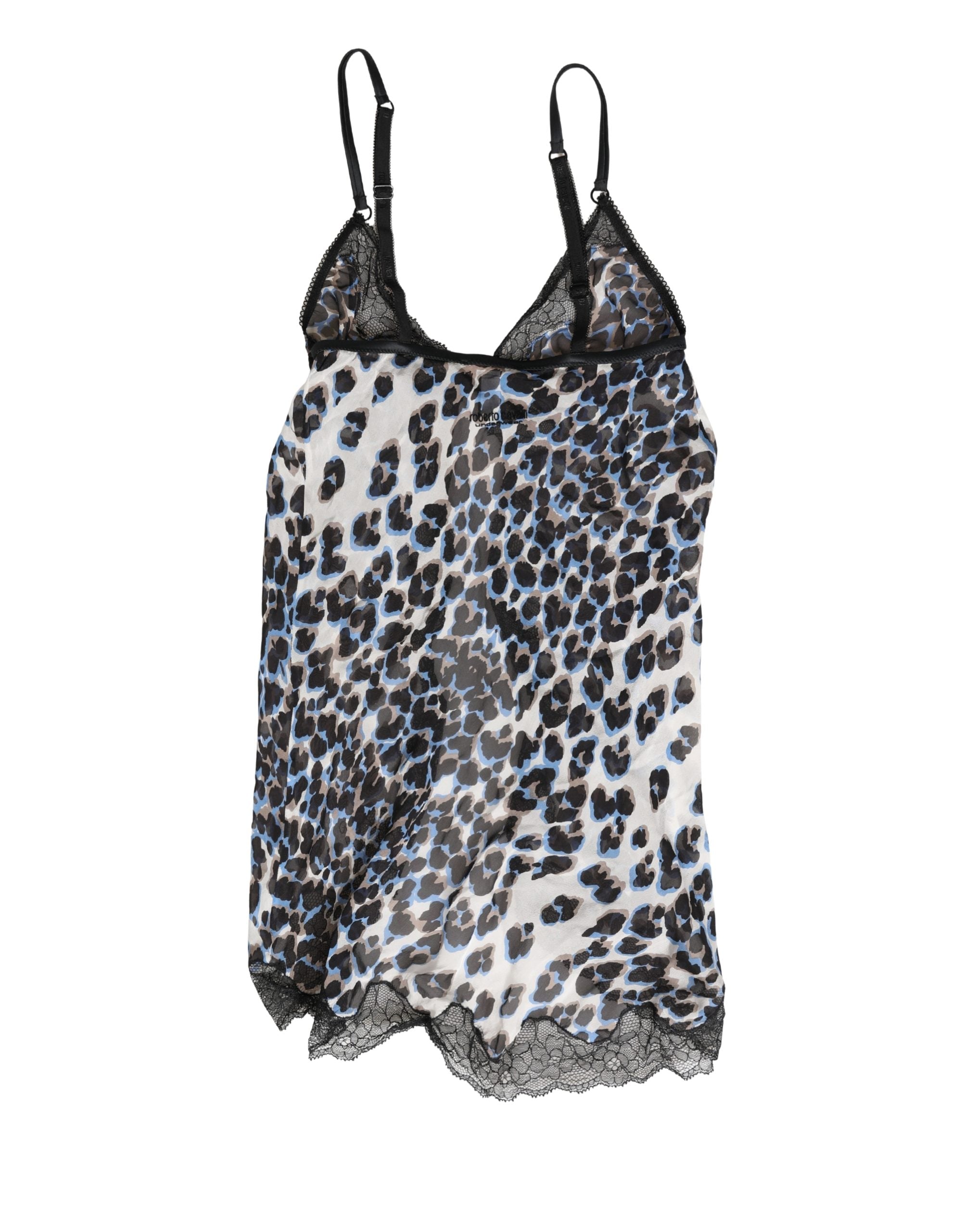 Multicolor Leopard Babydoll Chemise Underwear
