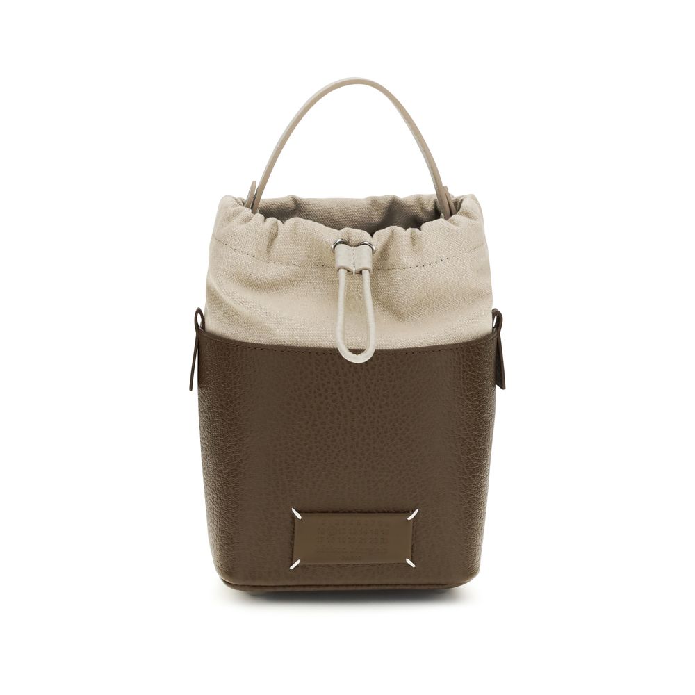 Brown Calf Leather Bos Taurus Backet Bag