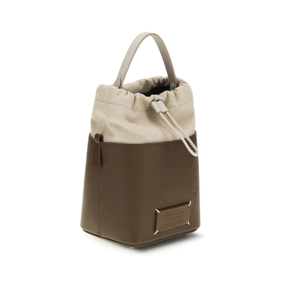 Brown Calf Leather Bos Taurus Backet Bag