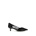 Black Goatskin High Heel Pumps