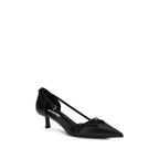 Black Goatskin High Heel Pumps