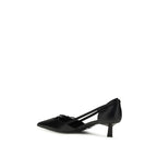 Black Goatskin High Heel Pumps