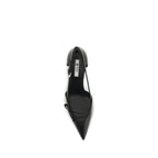 Black Goatskin High Heel Pumps