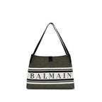 Black Cotton Shoulder Bag