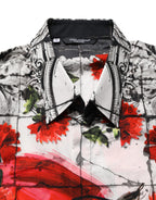 Multicolor Floral Bull Collared Men Dress Shirt
