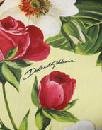 Multicolor Floral Animal Print Collared Shirt