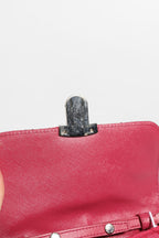 Prada Pink Quilted Tessuto Impuntu Nylon Flap Crossbody Bag